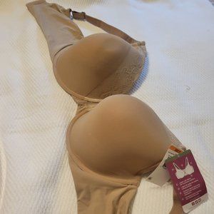 Olga Bra 38DD Beige NWT